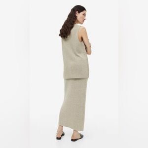 Knit silk-blend skirt H&M premium selection